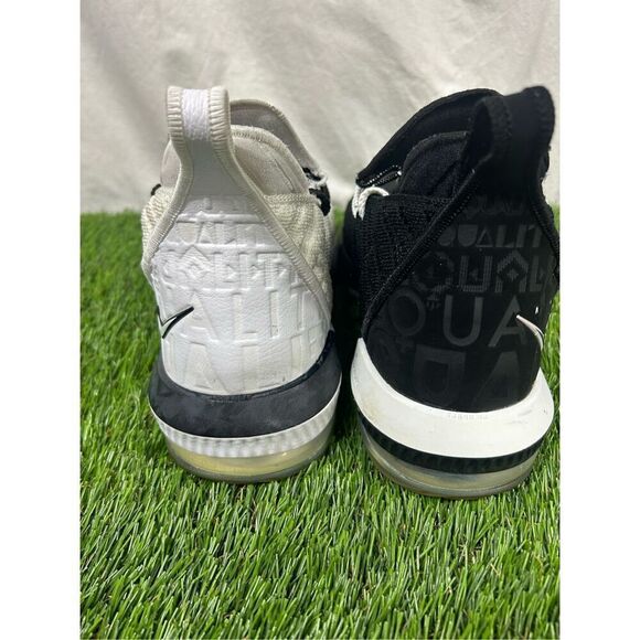 Men’s size 13‎ OG all - Nike Lebron XVI 16 EQUALITY BHM WHITE-BLACK [BQ5969-100] - Picture 3 of 8
